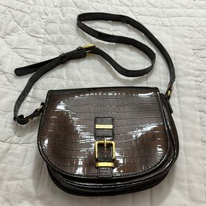 St. John croc effect crossbody